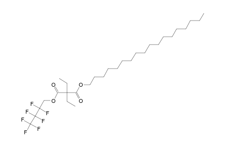 Diethylmalonic acid, 2,2,3,3,4,4,4-heptafluorobutyl octadecyl ester