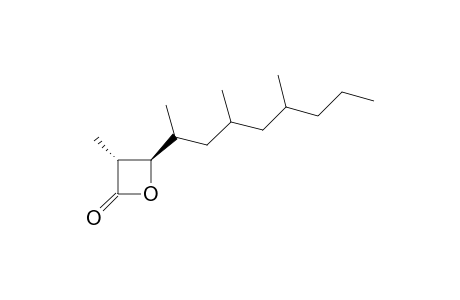 (3R,4R)-3-methyl-4-(1,3,5-trimethyloctyl)oxetan-2-one