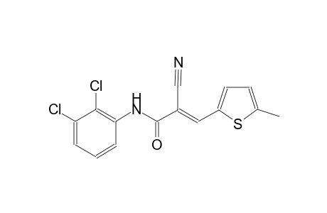 (2E)-2-cyano-N-(2,3-dichlorophenyl)-3-(5-methyl-2-thienyl)-2-propenamide