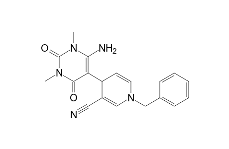N-Benzyl-3-cyano-4-(2,4-dioxo-6-amino-1,3-dimethylpyrimidin-5-yl)-1,4-dihydropyridine