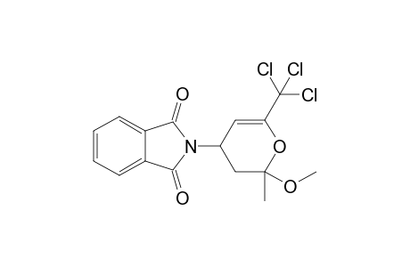 (4SR)-2-Methoxy-2-methyl-4-phthalimido-6-(trichloromethyl)-3,4-dihydro-2H-pyran