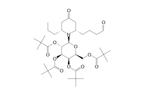 (2S,6R)-N-(2,3,4,6-TETRA-O-PIVALOYL-BETA-D-GALACTOPYRANOSYL)-2-(4-OXO-BUTYL)-6-PROPYL-PIPERIDIN-4-ONE