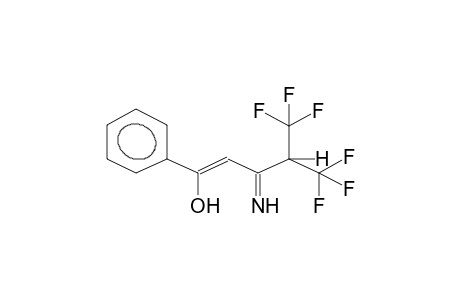 1-PHENYL-3-IMINO-4-TRIFLUOROMETHYL-5,5,5-TRIFLUOROPENTEN-1-OL-1