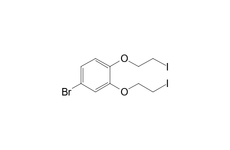 4-Bromo-1,2-bis(2-iodoethoxy)benzene