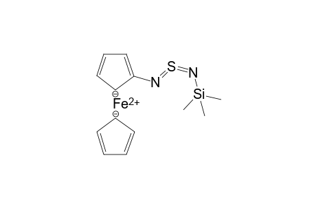 N-Ferrocenyl-N'-trimethylsilyl sulfurdiimide