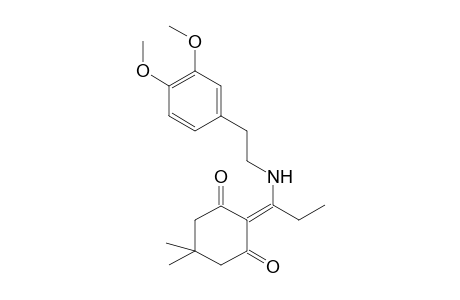 2-[1-[2-(3,4-Dimethoxy-phenyl)-ethylamino]-propylidene]-5,5-dimethyl-cyclohexane-1,3-dione