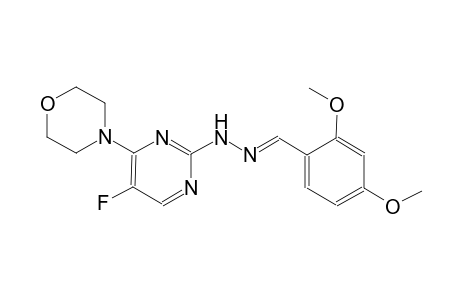 2,4-dimethoxybenzaldehyde [5-fluoro-4-(4-morpholinyl)-2-pyrimidinyl]hydrazone