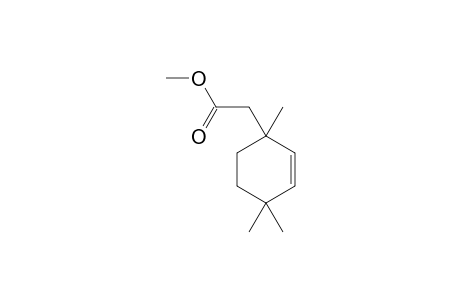 (1,4,4-Trimethylcyclohex-2-enyl)acetic acid, methyl ester
