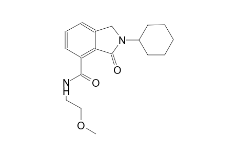 1H-isoindole-4-carboxamide, 2-cyclohexyl-2,3-dihydro-N-(2-methoxyethyl)-3-oxo-