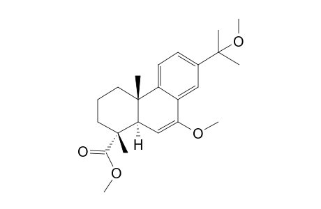 7,15-Dimethoxytetradehydroabietic acid, methyl ester
