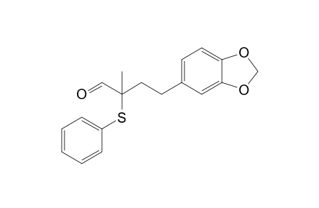 4-(1,3-benzodioxol-5-yl)-2-methyl-2-(phenylthio)butanal