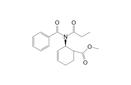 Methyl 2-[Benzoyl(propanoyl0amino]cyclohex-3-ene-1-carboxylate