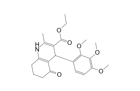 ethyl 2-methyl-5-oxo-4-(2,3,4-trimethoxyphenyl)-1,4,5,6,7,8-hexahydro-3-quinolinecarboxylate