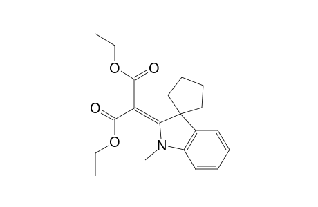 Diethyl 1'-methylspiro(cyclopentane-1,3'-3'H-indole)-2'-ylidenemalonate