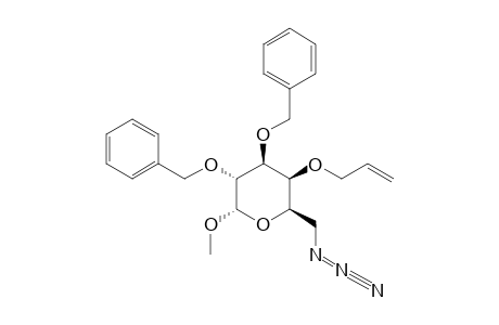 METHYL-4-O-ALLYL-6-AZIDO-2,3-DI-O-BENZYL-6-DEOXY-ALPHA-D-GALACTOPYRANOSIDE