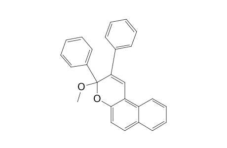 3H-Naphtho[2,1-b]pyran, 3-methoxy-2,3-diphenyl-