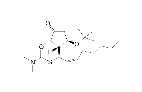 (1R(*),1'R(*),2Z,2'R(*))-1-(2'-t-butoxy-4'-oxocyclopentyl)oct-2-enyl N,N-dimethylthiocarbamate