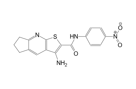5H-cyclopenta[b]thieno[3,2-e]pyridine-2-carboxamide, 3-amino-6,7-dihydro-N-(4-nitrophenyl)-