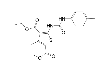 4-ethyl 2-methyl 3-methyl-5-[(4-toluidinocarbonyl)amino]-2,4-thiophenedicarboxylate