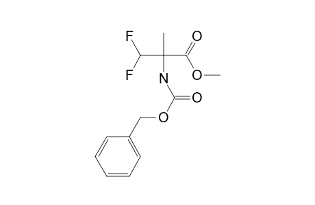 2-(benzyloxycarbonylamino)-3,3-difluoro-2-methyl-propionic acid methyl ester