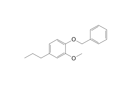1-Benzyloxy-2-methoxy-4-propylbenzene