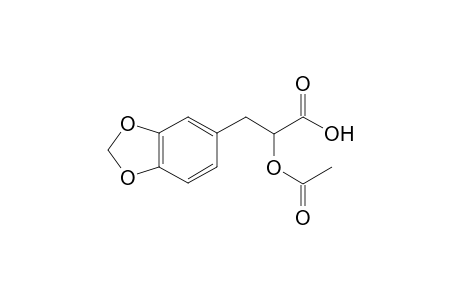 2-acetoxy-3-(3,4-methylenedioxophenyl)propionic acid