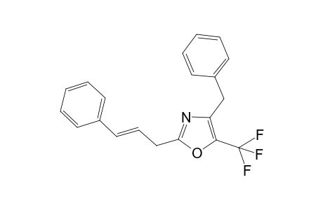 (E)-4-Benzyl-2-[2-(1-phenyl)propenyl]-5-trifluoromethyloxazole