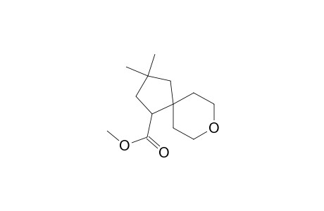 8-Oxaspiro[4.5]decane-1-carboxylic acid, 3,3-dimethyl-, methyl ester, (.+-.)-