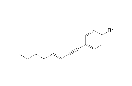 (E)-1-(4-Bromophenyl)oct-3-en-1-yne