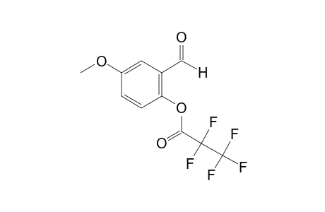 2-Hydroxy-5-methoxybenzaldehyde, pentafluoropropionate