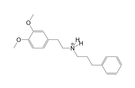 N-[2-(3,4-dimethoxyphenyl)ethyl]-3-phenyl-1-propanaminium