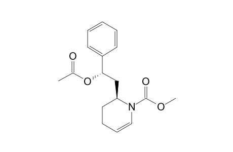 (2S)-2-[(2S)-2-acetoxy-2-phenyl-ethyl]-3,4-dihydro-2H-pyridine-1-carboxylic acid methyl ester