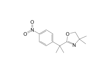 4,4-Dimethyl-2-[1-methyl-1-(4-nitrophenyl)ethyl]-2-oxazoline