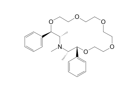 (2S,3R,17R,18S)-1-Aza-1,2,18-trimethyl-4,7,10,13,16-pentaoxa-3,17-diphenylcyclooctadecane