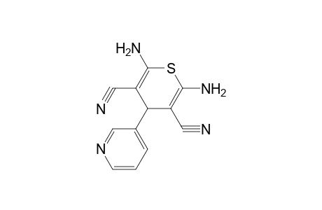 2,6-Diamino-4-(3-pyridinyl)-4H-thiopyran-3,5-dicarbonitrile