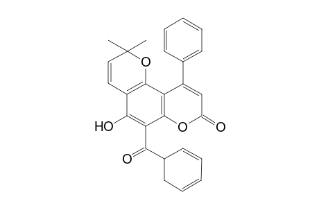 6-Benzoyl-5-hydroxy-2,2-dimethyl-10-phenyl-2H,8H-benzo[1,2-b : 3,4-b']dipyran-8-one