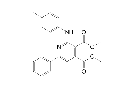 2-(4-Methylanilino)-6-phenylpyridine-3,4-dicarboxylic acid dimethyl ester