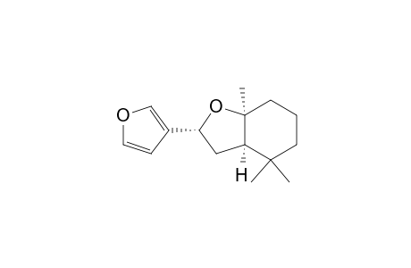 Benzofuran, 2-(3-furanyl)octahydro-4,4,7a-trimethyl-, (2.alpha.,3a.alpha.,7a.alpha.)-(.+-.)-