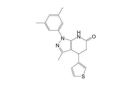 6H-pyrazolo[3,4-b]pyridin-6-one, 1-(3,5-dimethylphenyl)-1,4,5,7-tetrahydro-3-methyl-4-(3-thienyl)-