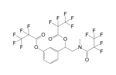 3-(2-[Methyl(2,2,3,3,3-pentafluoropropanoyl)amino]-1-[(2,2,3,3,3-pentafluoropropanoyl)oxy]ethyl)phenyl 2,2,3,3,3-pentafluoropropanoate