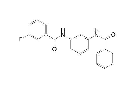 benzamide, N-[3-(benzoylamino)phenyl]-3-fluoro-