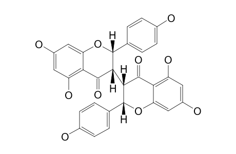 (2S,3S)-3-[(2S,3S)-5,7-dihydroxy-2-(4-hydroxyphenyl)-4-keto-chroman-3-yl]-5,7-dihydroxy-2-(4-hydroxyphenyl)chroman-4-one
