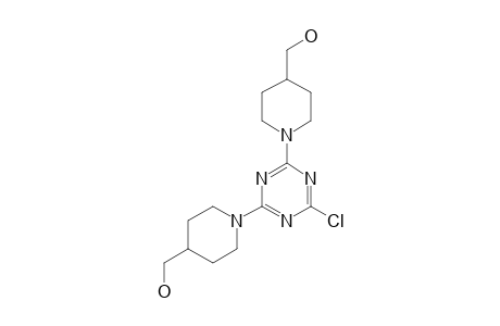 1,1'-(6-CHLORO-1,3,5-TRIAZINE-2,4-DIYL)-BIS-[(PIPERIDIN-4-YL)-METHANOL]