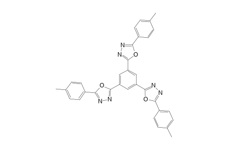 2-[3,5-bis[5-(4-methylphenyl)-1,3,4-oxadiazol-2-yl]phenyl]-5-(4-methylphenyl)-1,3,4-oxadiazole