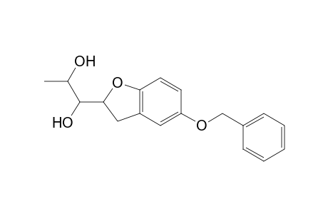 2-[1',2'-Dihydroxy-1'-(methylethyl)]-5-benzyloxy-2,3-dihydrobenzo[b]furan