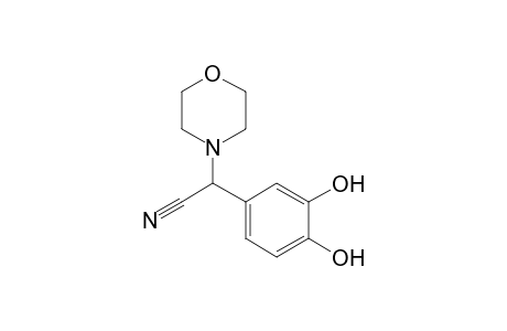 2-(3,4-dihydroxyphenyl)-2-(4-morpholinyl)acetonitrile