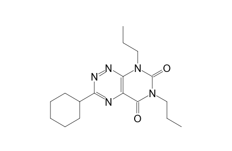 Pyrimido[5,4-e]-1,2,4-triazine-5,7(6H,8H)-dione,3-cyclohexyl-6,8-dipropyl-