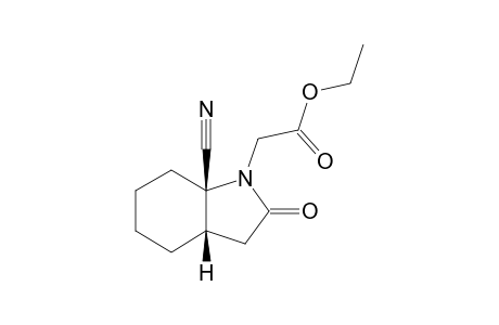 1-ETHOXYCARBONYL-METHYL-7A-CYANO-OCTAHYDRO-1H-INDOL-2-ONE
