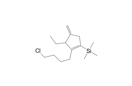 2-(4-Chlorobutyl)-3-ethyl-4-methylene-1-(trimethylsilyl)-1-cyclopentene