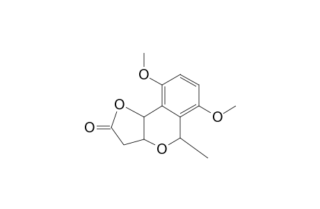 REL-(3AR,5S,9BR)-3,3A,5,9B-TETRAHYDRO-6,9-DIMETHOXY-5-METHYL-2H-FURO-[3,2-C]-[2]-BENZOPYRAN-2-ONE